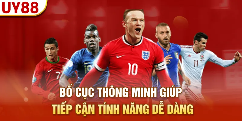 Bố cục thông minh giúp tiếp cận tính năng dễ dàng