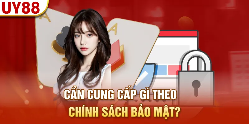 Cần cung cấp gì theo chính sách bảo mật?